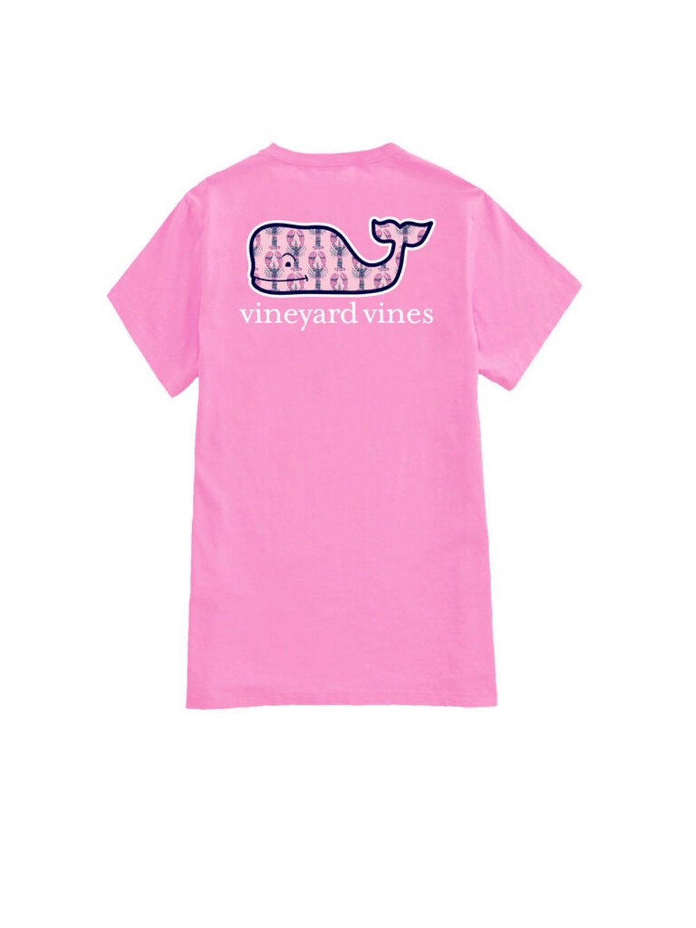 NWT Vineyard Vines Women’s Pink Indigo Lobster T-Shirt Size S